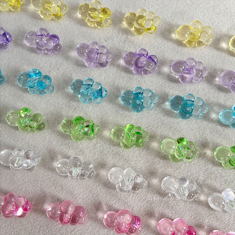 Perles de nuages acryliques translucides