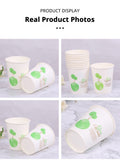 Petit modèle de papier modèle Terre-Modèle jetable-Blanc-50 pcs