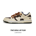 Chaussures Skateboard Vintage Homme Hiver Japonais Bas Top