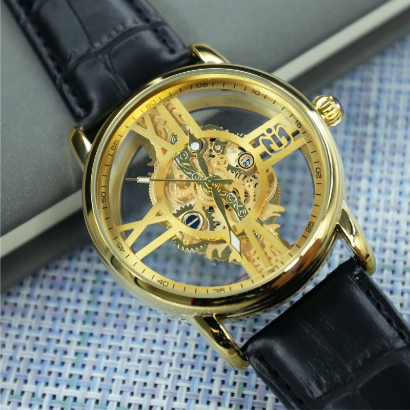 Montre de sport de style industriel-mécanique pour hommes