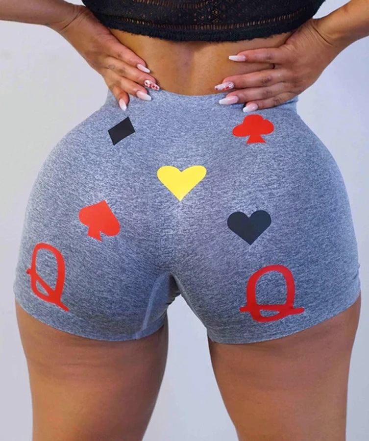 Pantalon de yoga imprimé skinny pour femmes