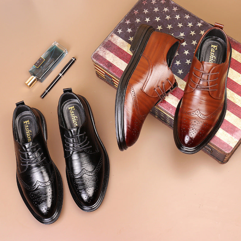 Chaussures de robe antidérapantes tendance pour hommes