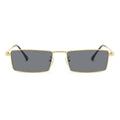 Lunettes de soleil de cadre en métal rétro pour hommes