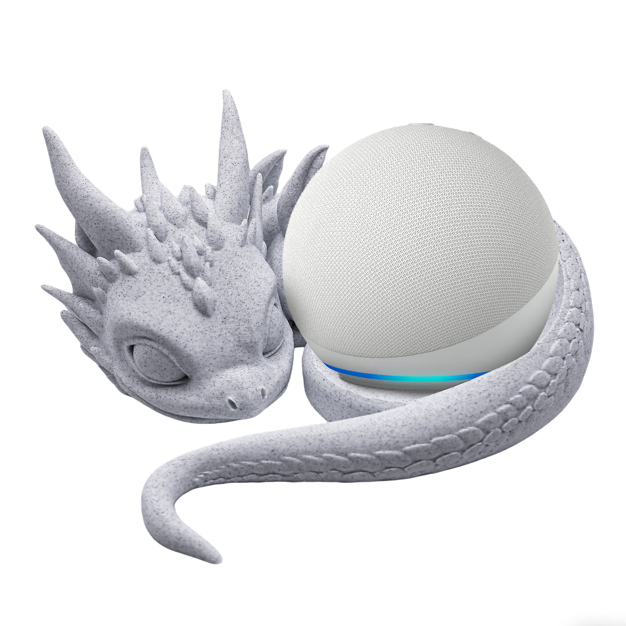 Support de haut-parleur dragon imprimé 3D