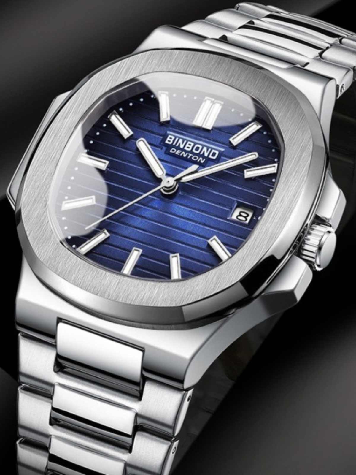 Montres carrées étanches de mode pour hommes