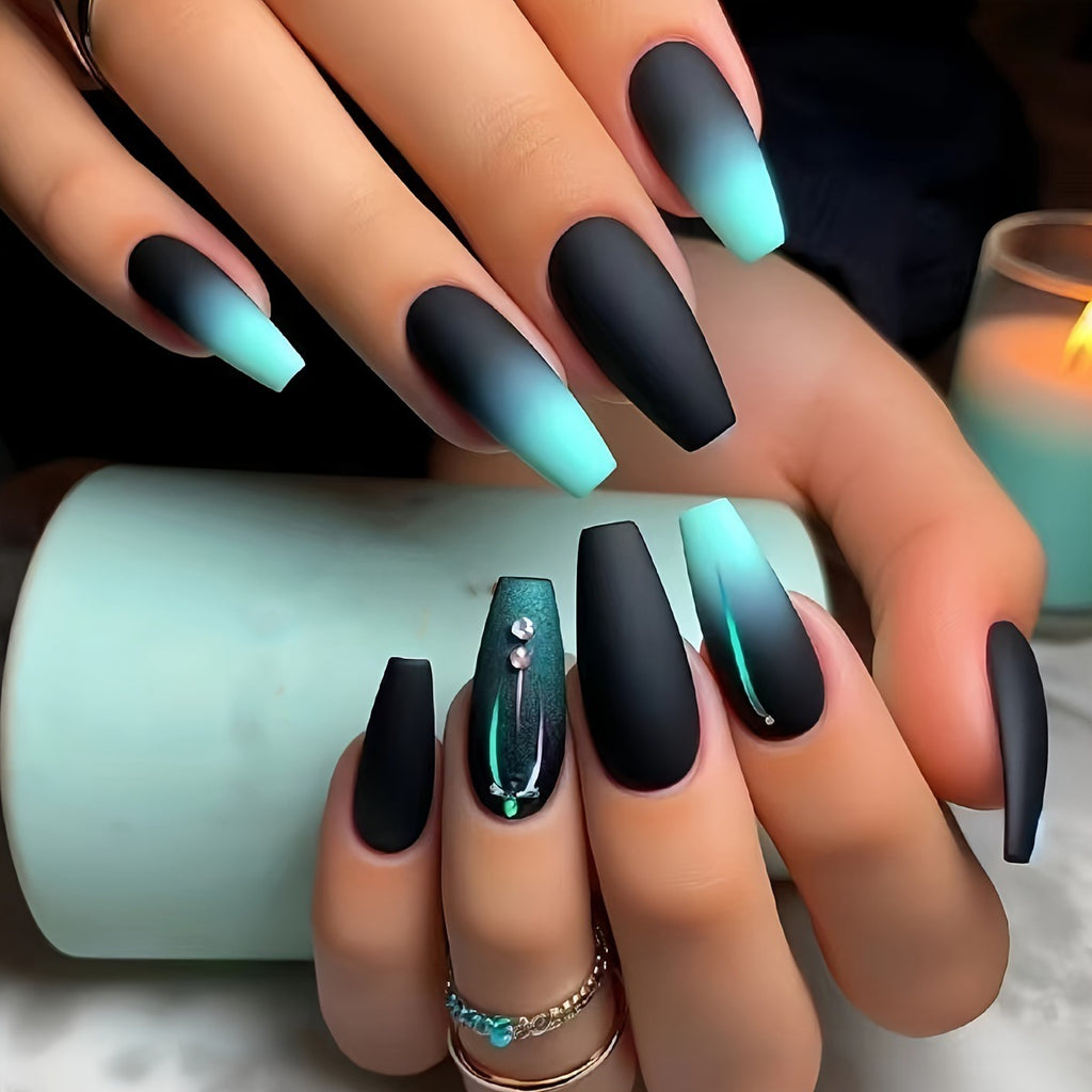 Glissement de la Strass Gradient Conseils d'utilisation des ongles