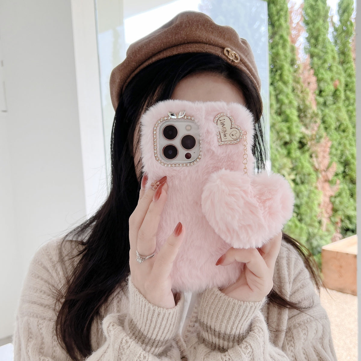 Cas de téléphone portable Winter Plush