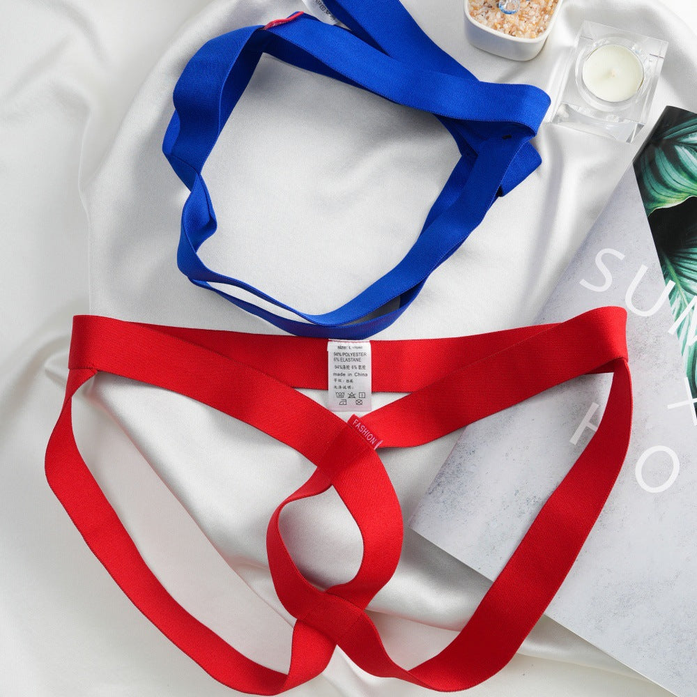 Hommes Sexy Hollowed-out slips personnalisés Stylish T-back Thongs élégants pour un bold moderne