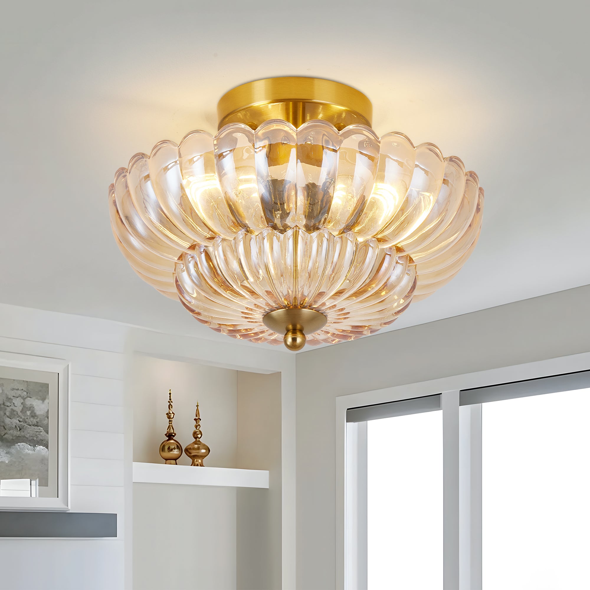 11.8 pouces Semi Flush Mount Plafond lumière