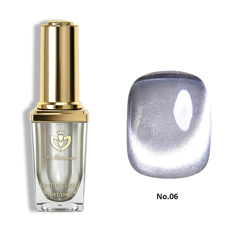Mme Rainbow Starry Série Cat Eye Gel Polonais