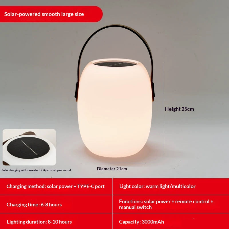 Portable lumière solaire extérieure pour charge