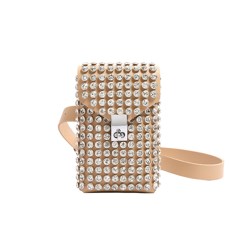 Sac à épaule unique Instagram style Strass Design