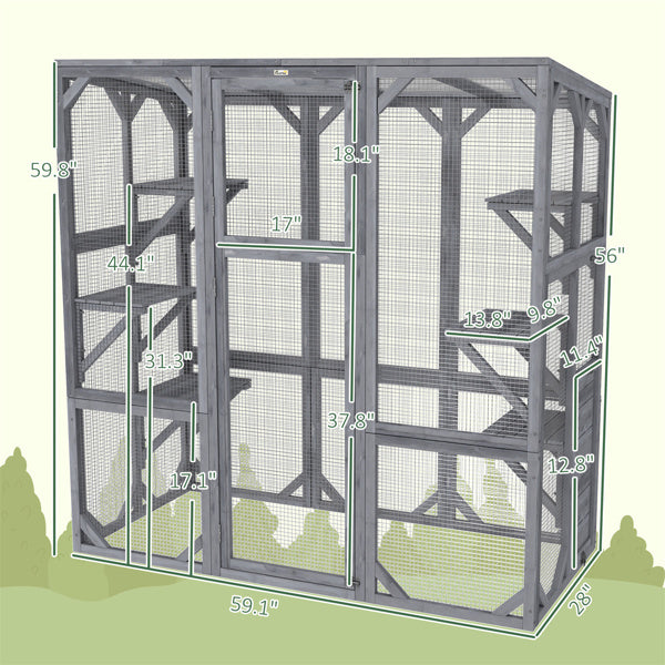 Cage des chats