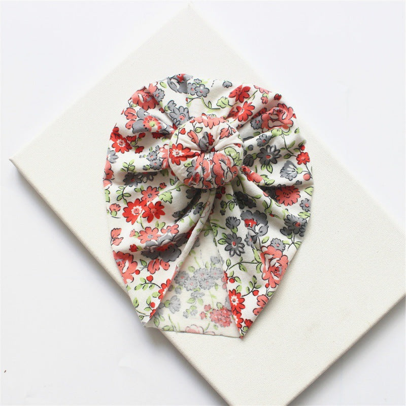 Chapeau Turban imprimé floral