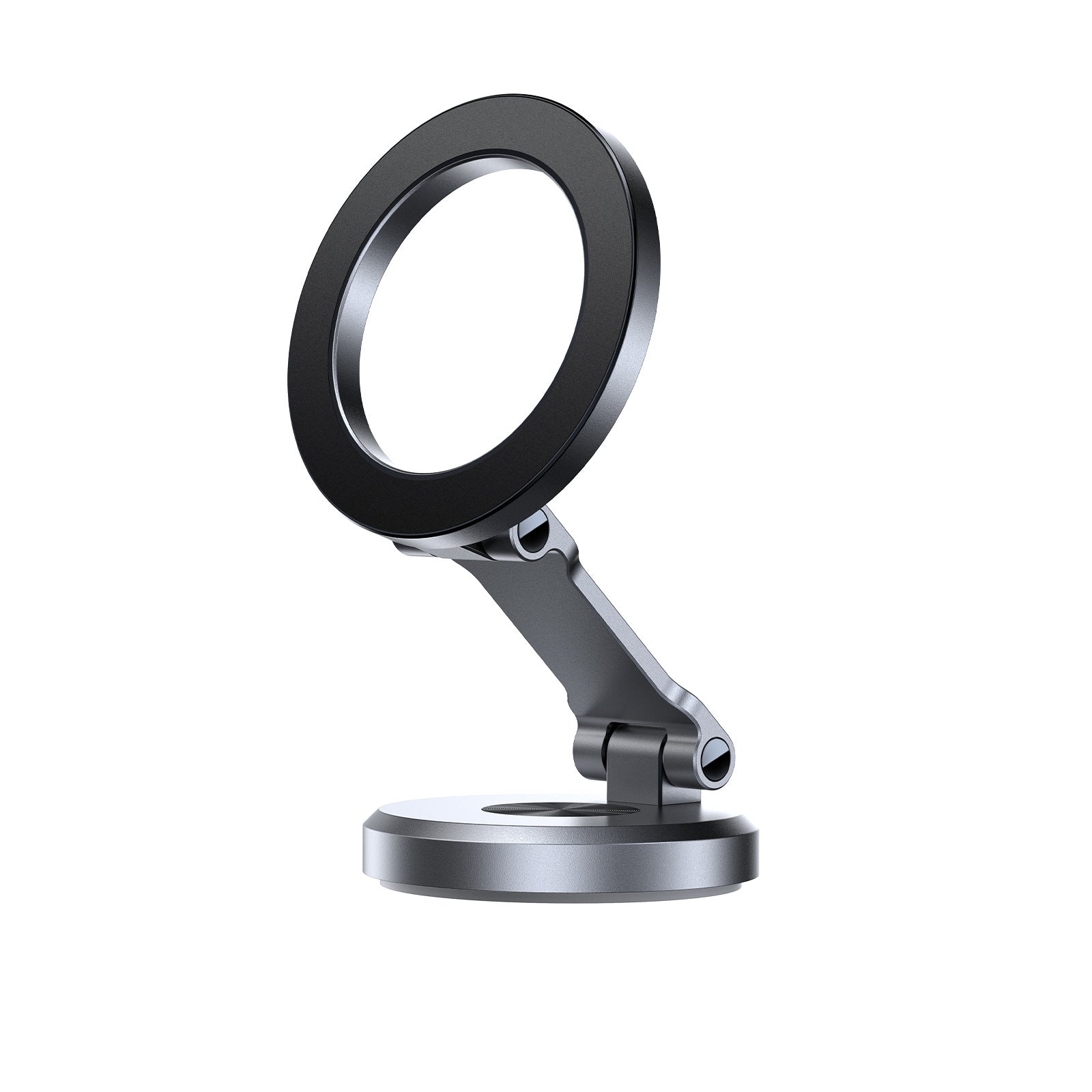 Support magnétique de téléphone de voiture pliant Navigation de voiture Alliage d'aluminium Tableau de bord