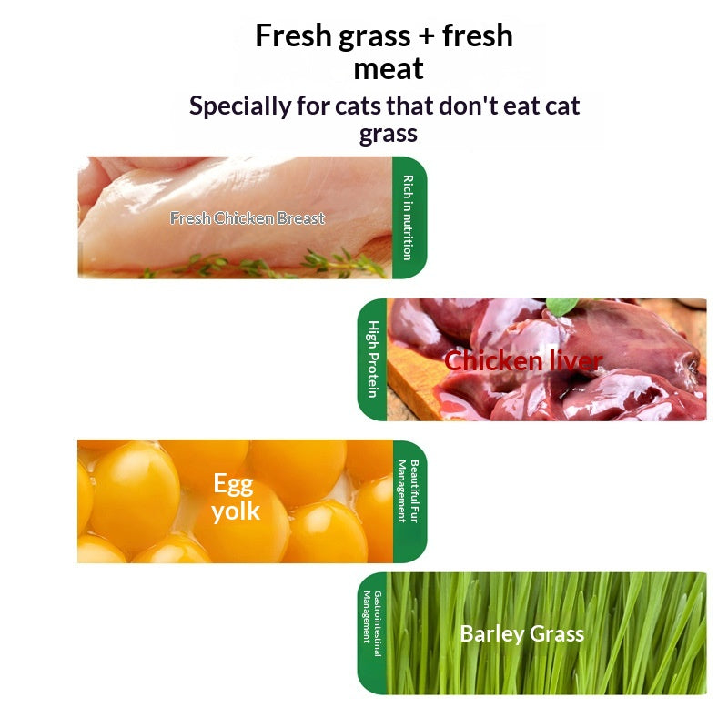 Cat Food Snacks Daily Freeze-Dry Hairball Remède