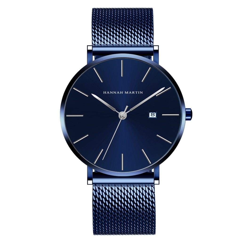 Montre étanche à quartz pour hommes d'affaires