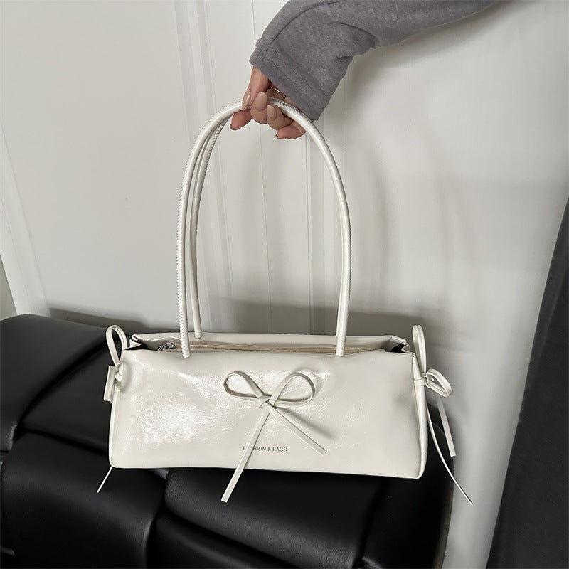 Sac à épaule occasionnel et élégant de grande capacité avec un détail Bow