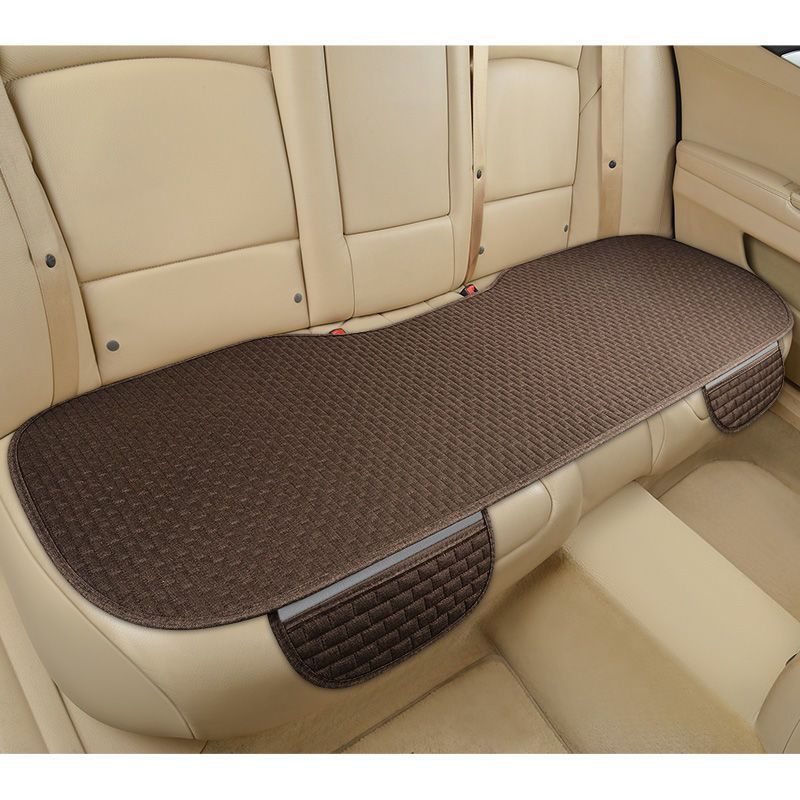 Linen car cushion Four Seasons Universal Single Piece Three-Piece Set