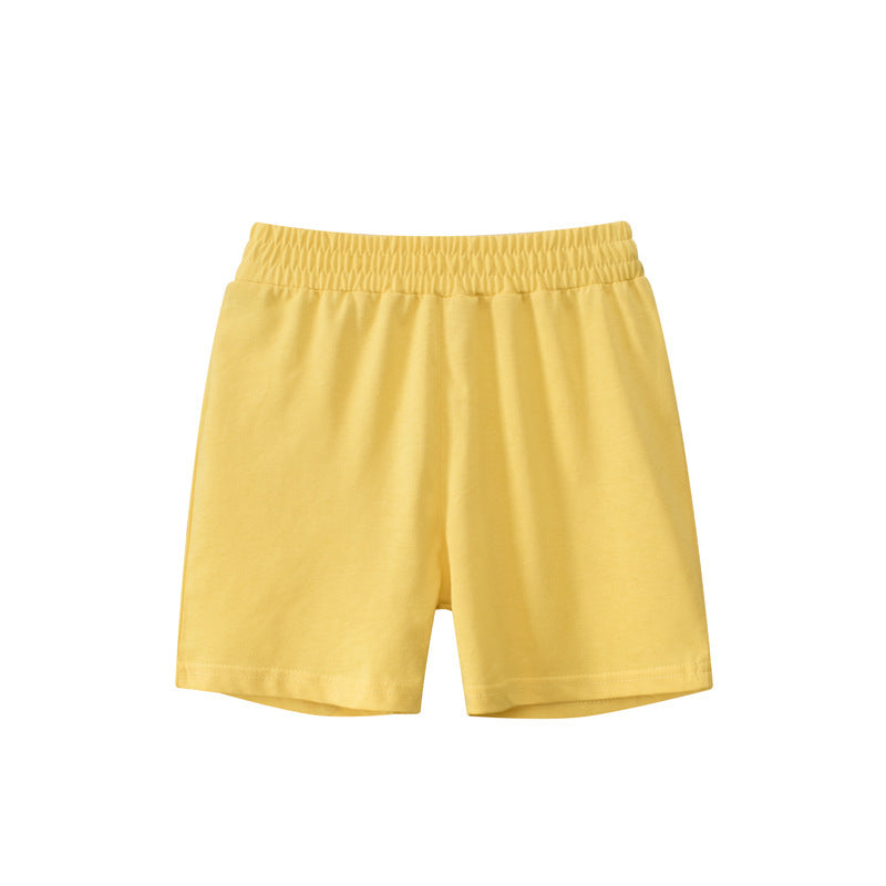 Short Capri pour enfants de couleur solide