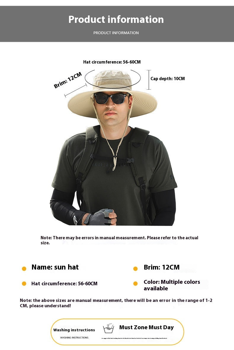 Long Endurance Lithium Battery Fan Solar Charging Wind Sun Protection Hat