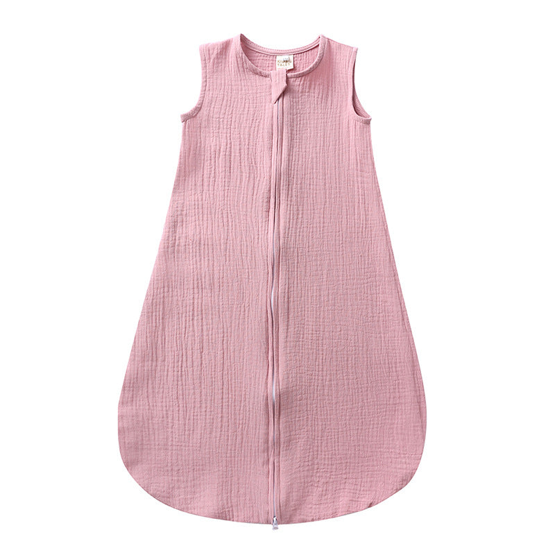 Sac de couchage bébé Linge de coton Style Veste de couleur solide