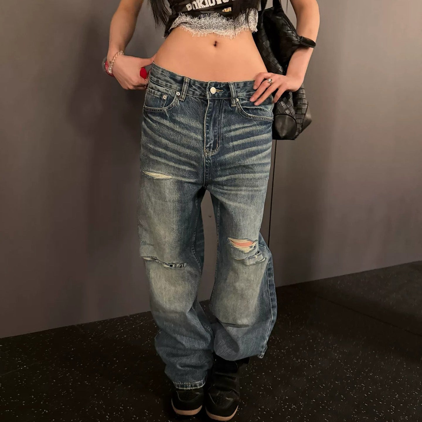 Jeans vintage mode pour femmes
