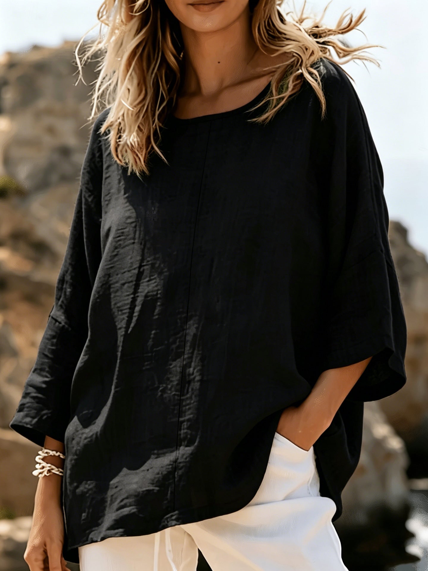 PrintempsÉté Femmes Casual Tops