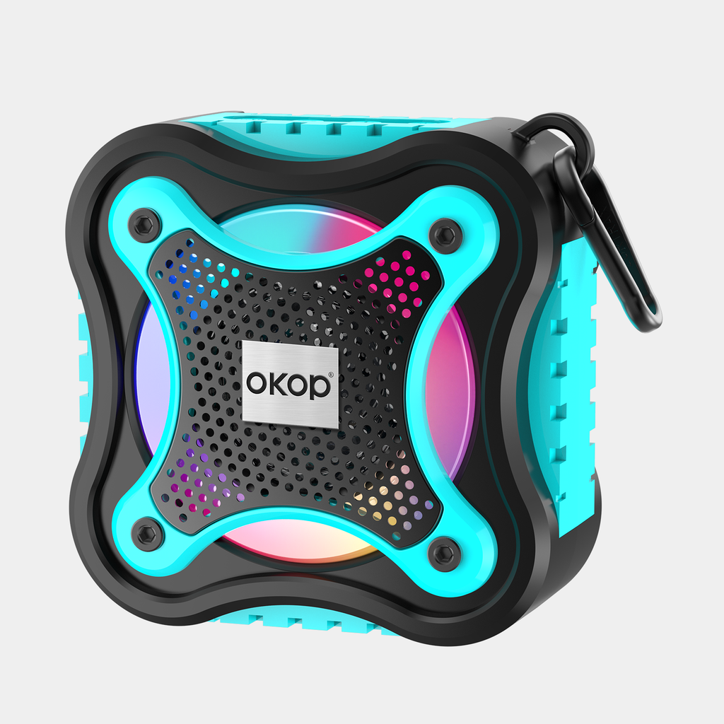 KP-868 Haut-parleur Bluetooth sans fil vendu à chaud doté d'un éclairage RGB à poignée portable