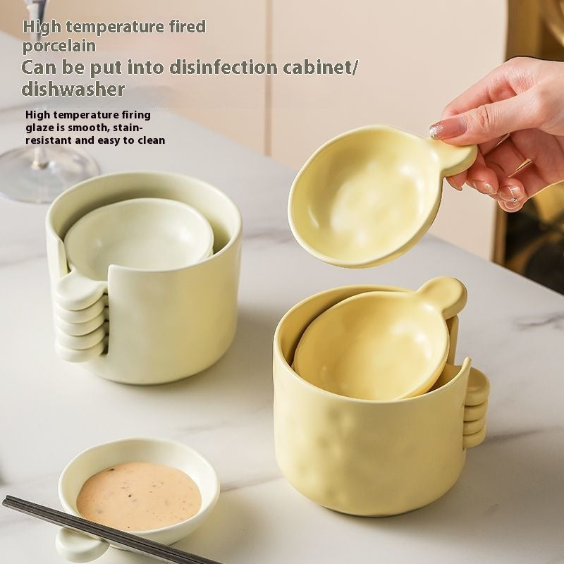 Disque de stockage Costume latéral Sauce de soja Sauce Vinegar Dish