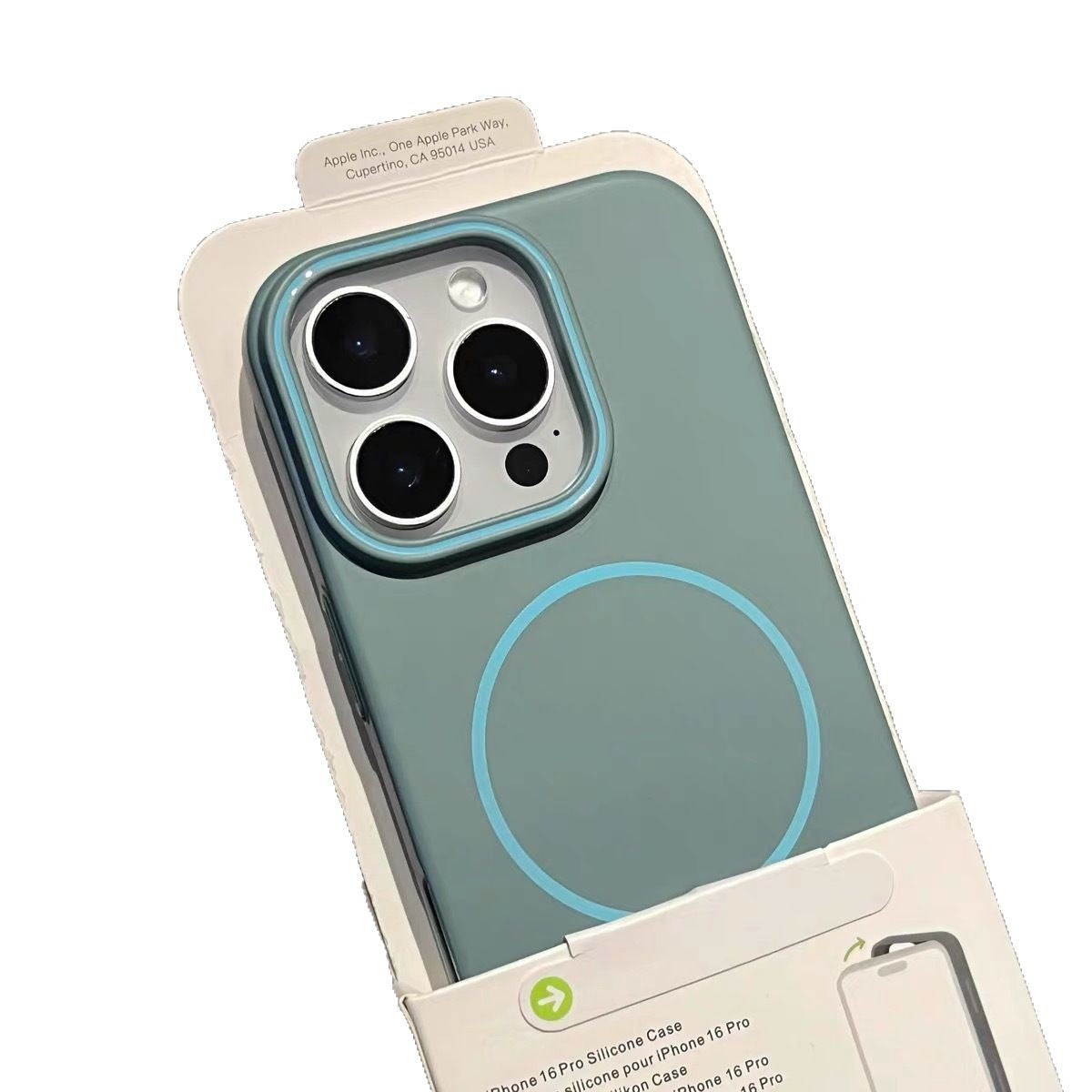 Fine Circle Magnetic Phone Case Grosted Hard Shell