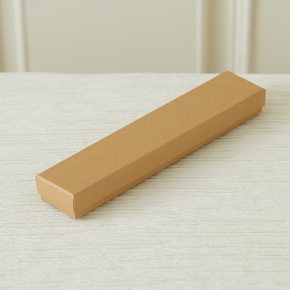 Boîte à bijoux en papier Kraft rétro emballage cadeau