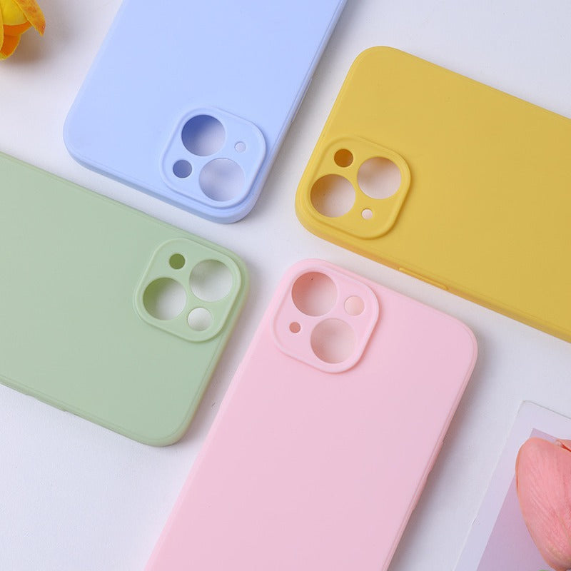 Solide-couleur Versatile Matte TPU Coque Téléphone