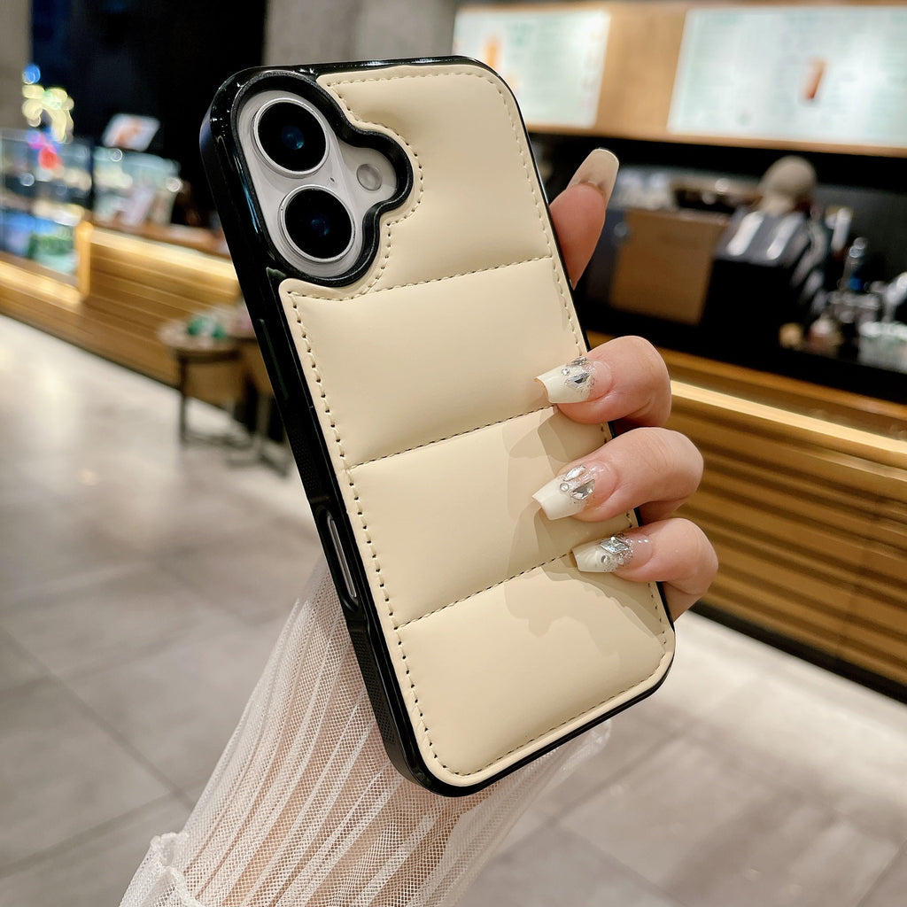 Mode Macaron Premium Jacket down Case téléphone