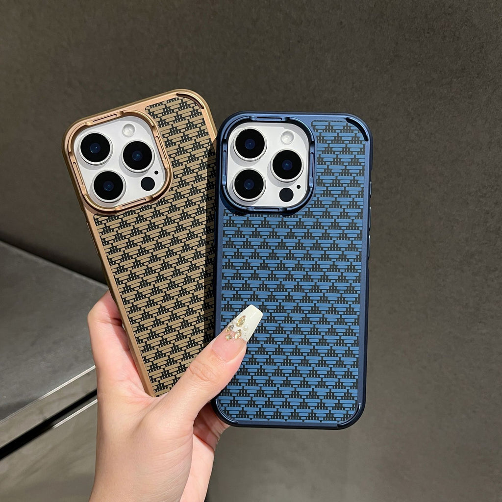 Coque d'aspiration magnétique en fibre de carbone avec une sensation Matte et Anti Drop