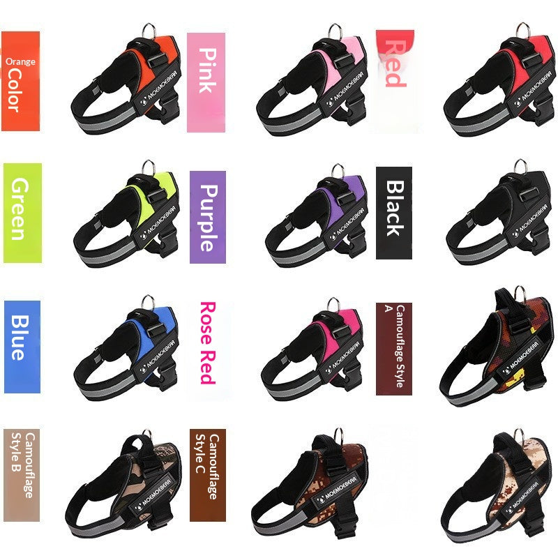 Étanche à l'explosion Traction K9 Pet Harness Oxford Fabric Pet Supplies