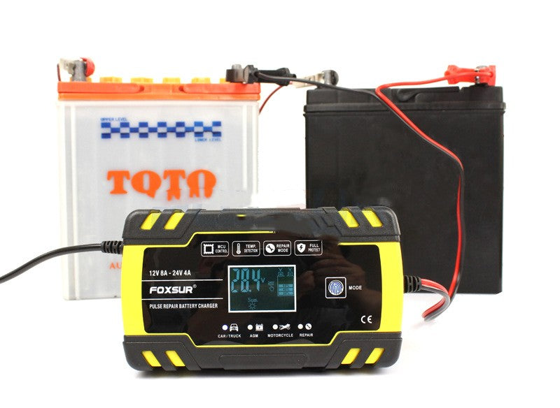 Batterie de voiture de moto 12V 24V Chargeur de type de réparation de camion