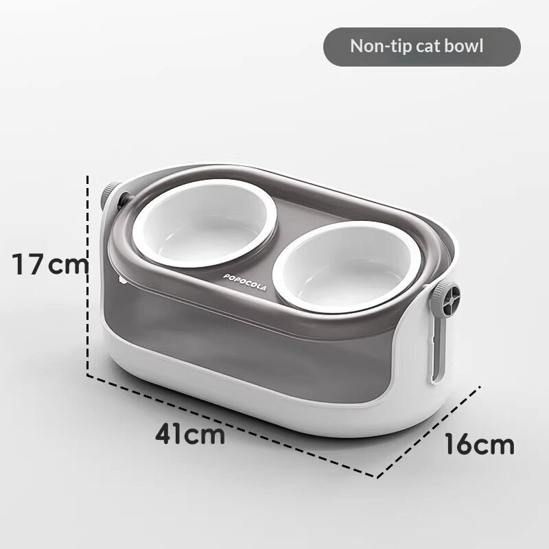 Cou Friendly Cat Bowl Céramique Cat Food Plat Pet Cat Food Bowl