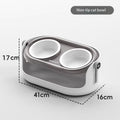 Cou Friendly Cat Bowl Céramique Cat Food Plat Pet Cat Food Bowl