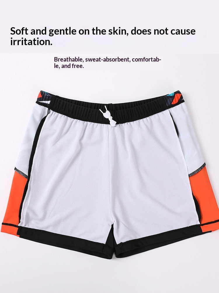 Maillots de bain pour enfants Trunks de bain pour garçons Modèle Maillots de bain pour enfants pour enfants plus âgés Deux-Pi