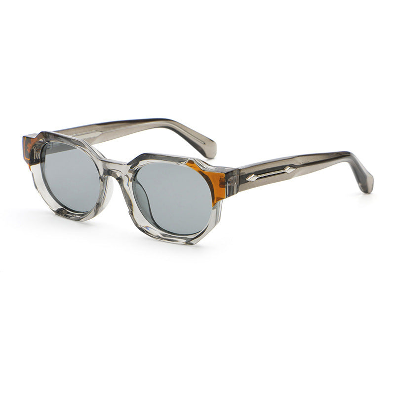 Couleur Collision Design Mode Mode Lunettes de soleil