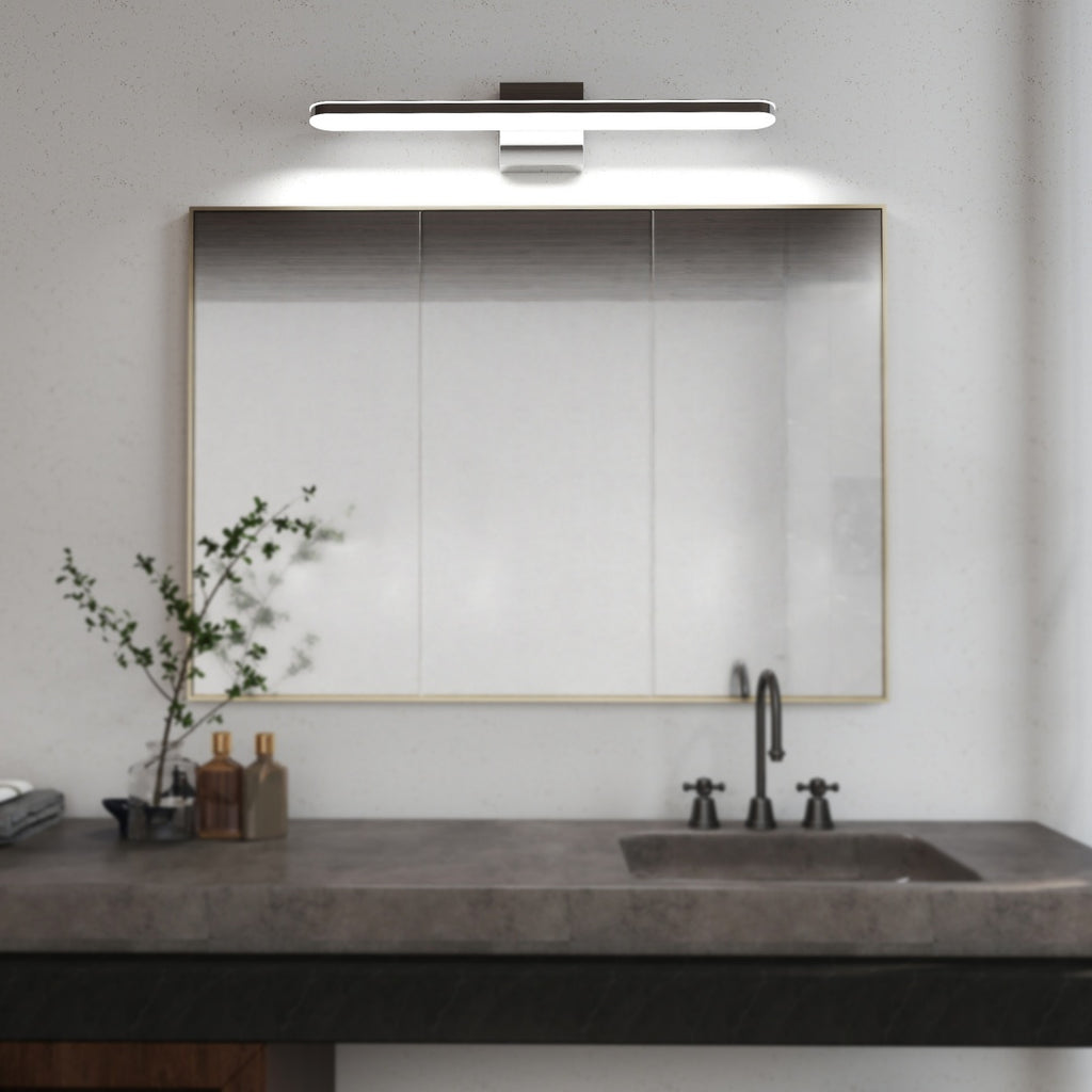 Salle de bain moderne luminaires Dimmable LED lumières de vanité Chrome lampes pour miroir de bain