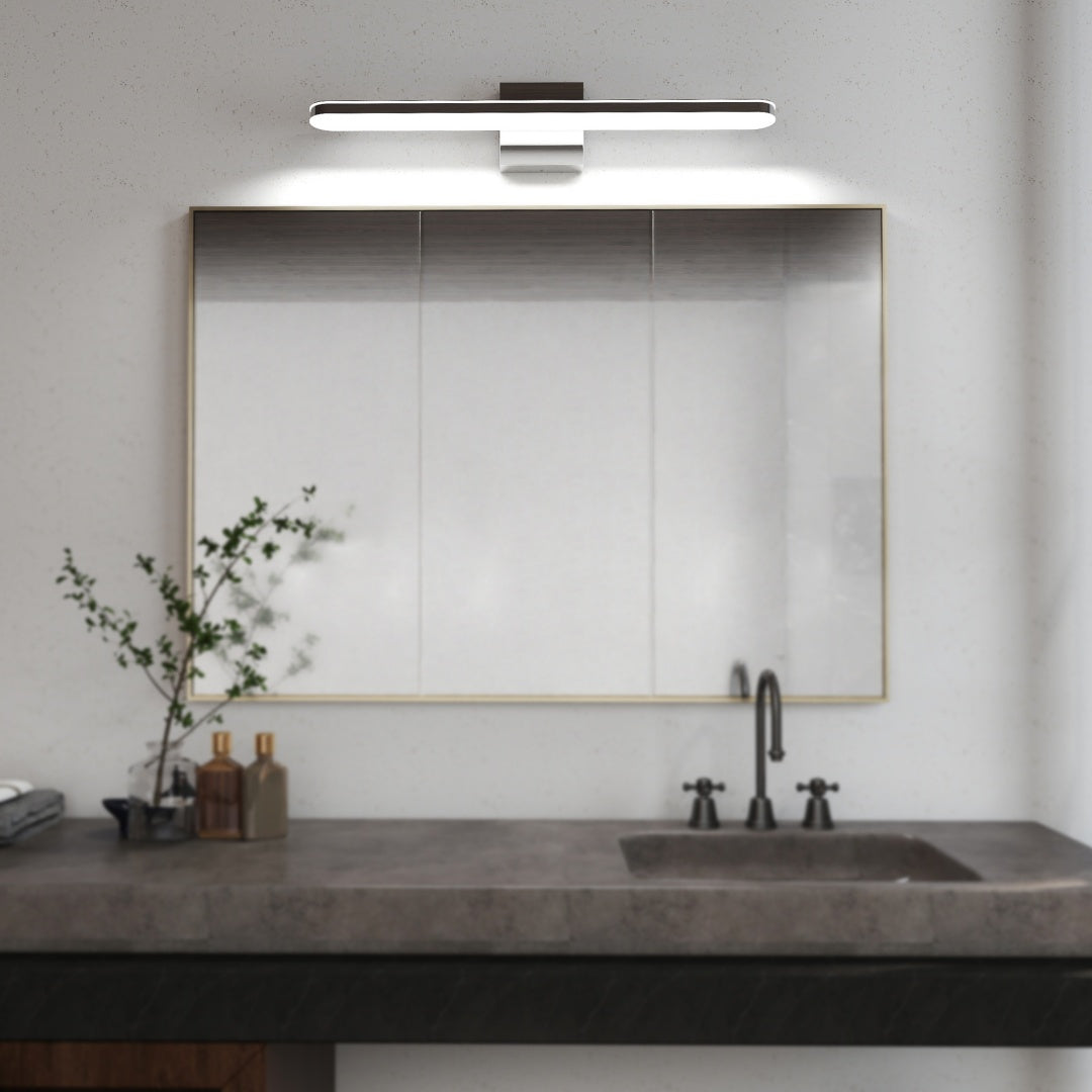 Salle de bain moderne luminaires Dimmable LED lumières de vanité Chrome lampes pour miroir de bain