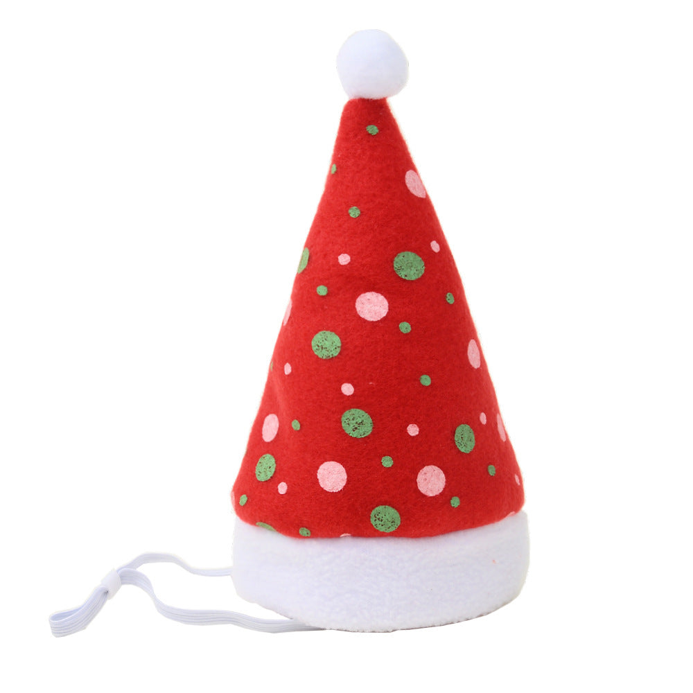 Chapeau de Noël multicolore