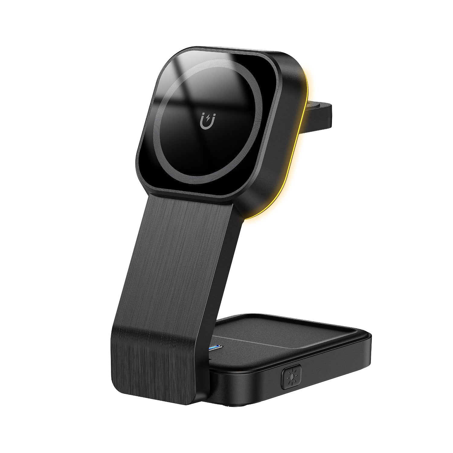Chargeur sans fil pliable à aspiration magnétique trois en un