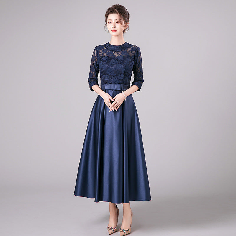 Robe de fête d'anniversaire simple et élégante