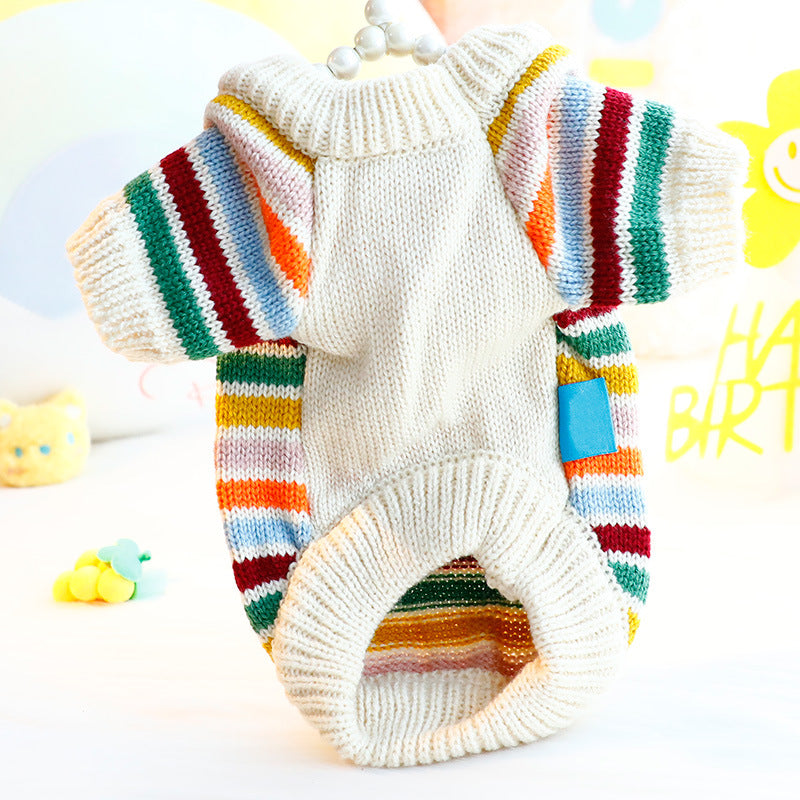 Vêtements de chien Printemps et automne Chandail mignon doux