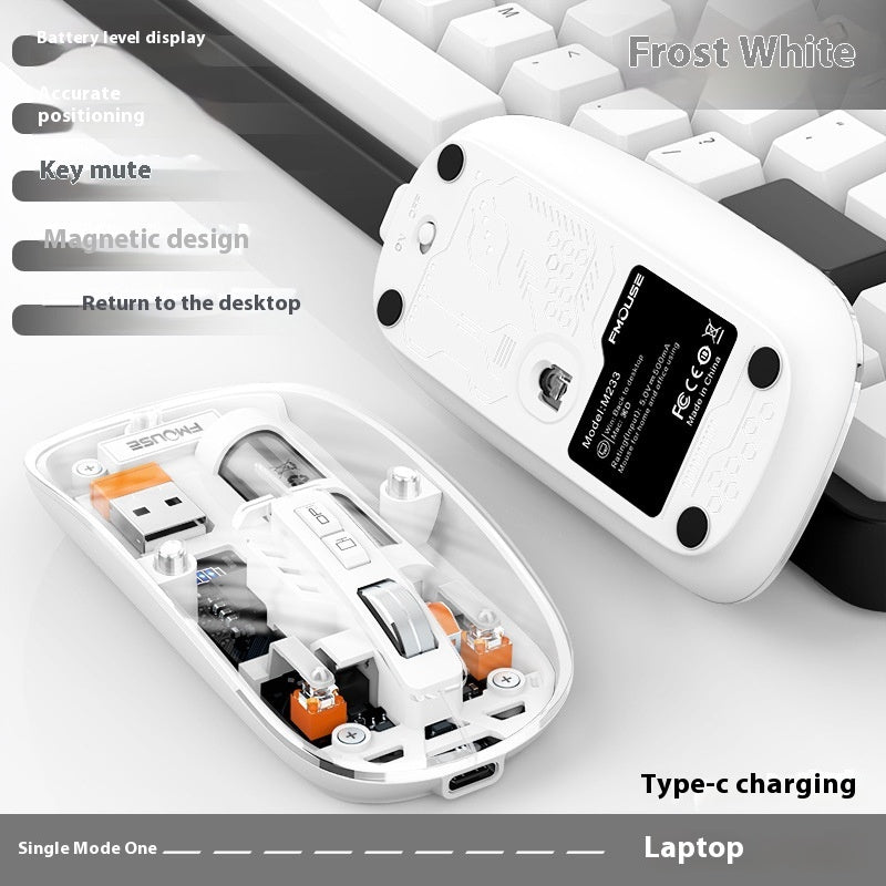 Ordinateurs de bureau sans fil transparents et ordinateur portable