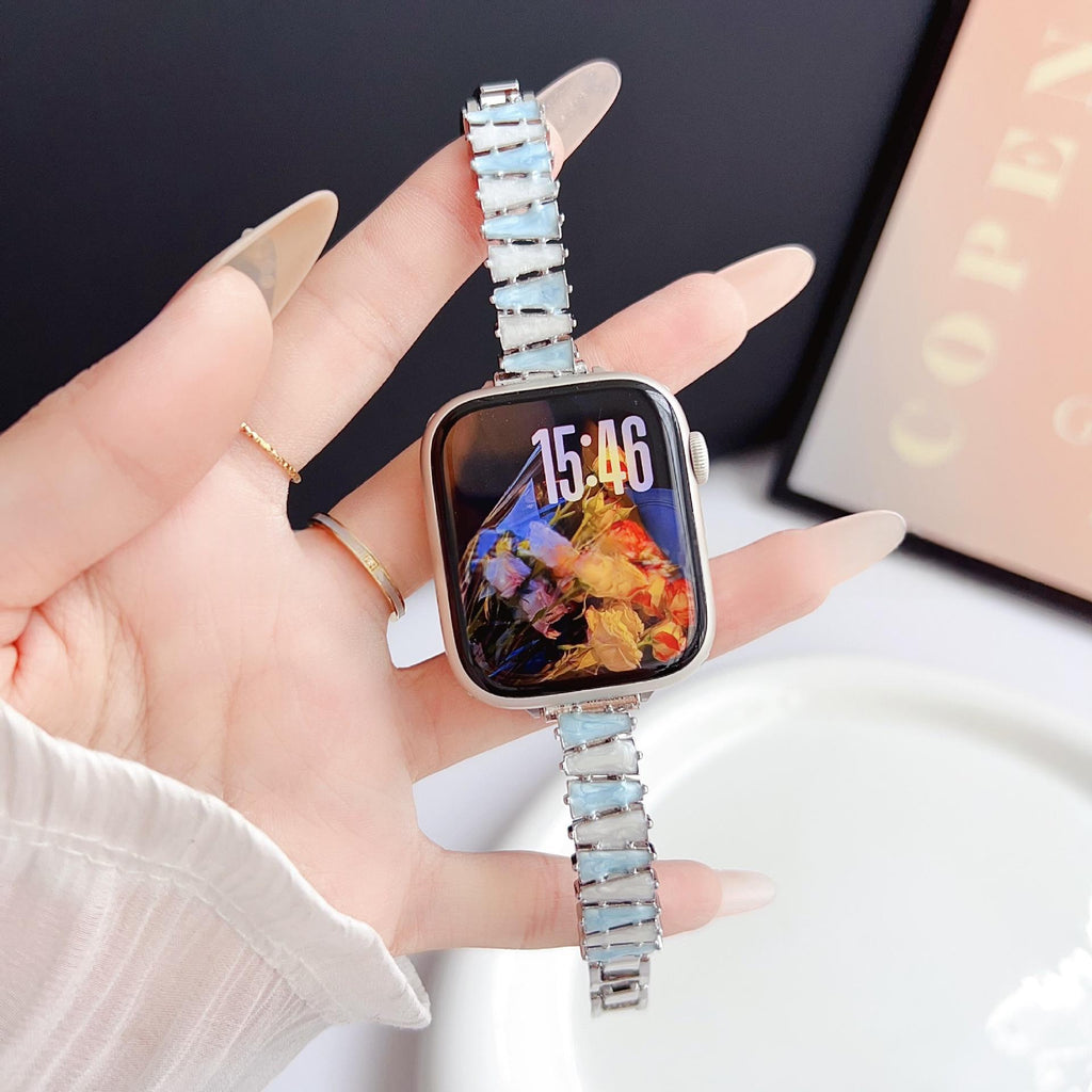 Convient pour les montres avec des brins de résine en métal irrégulier et coloré