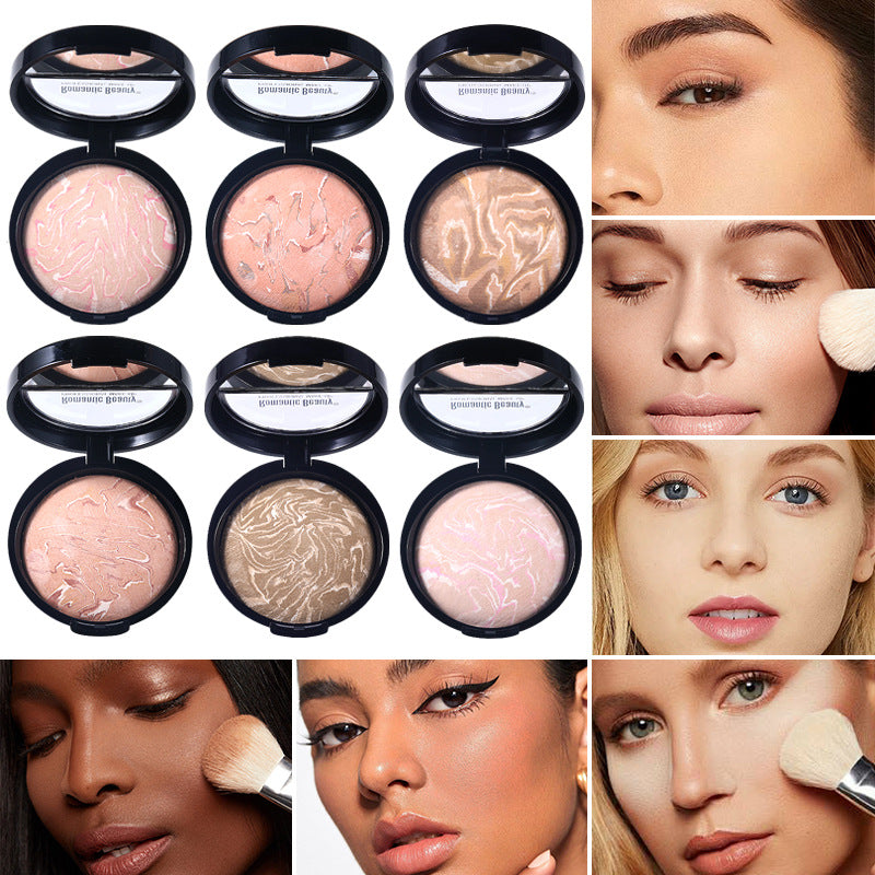 7 Couleur en poudre molle tonifiant lisse silky peau et longue durée de maquillage